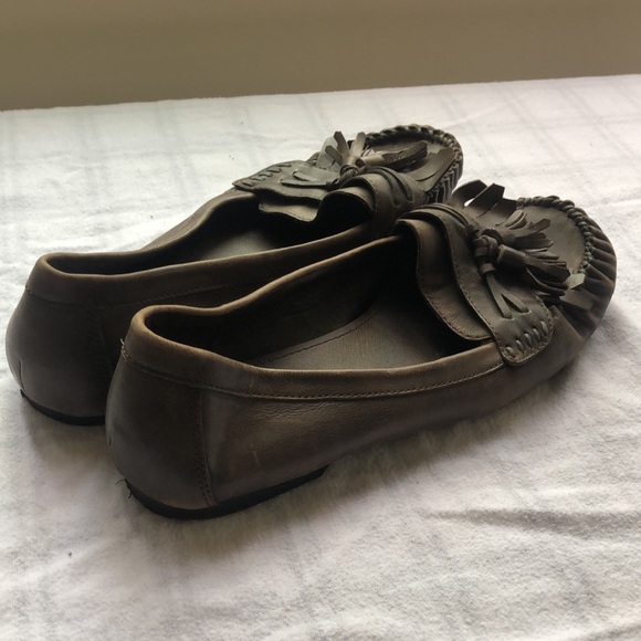 $178 B.Makowsky brown leather moccasin shoes women’s 10 M BF Trixie style - Picture 5 of 7